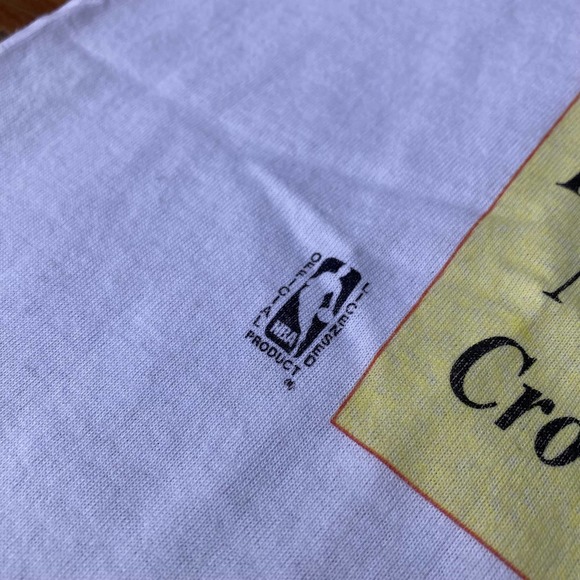 Size L NOS 90s 1991 Michael Jordan National News Paper Photo T-Shirt - Picture 6 of 6